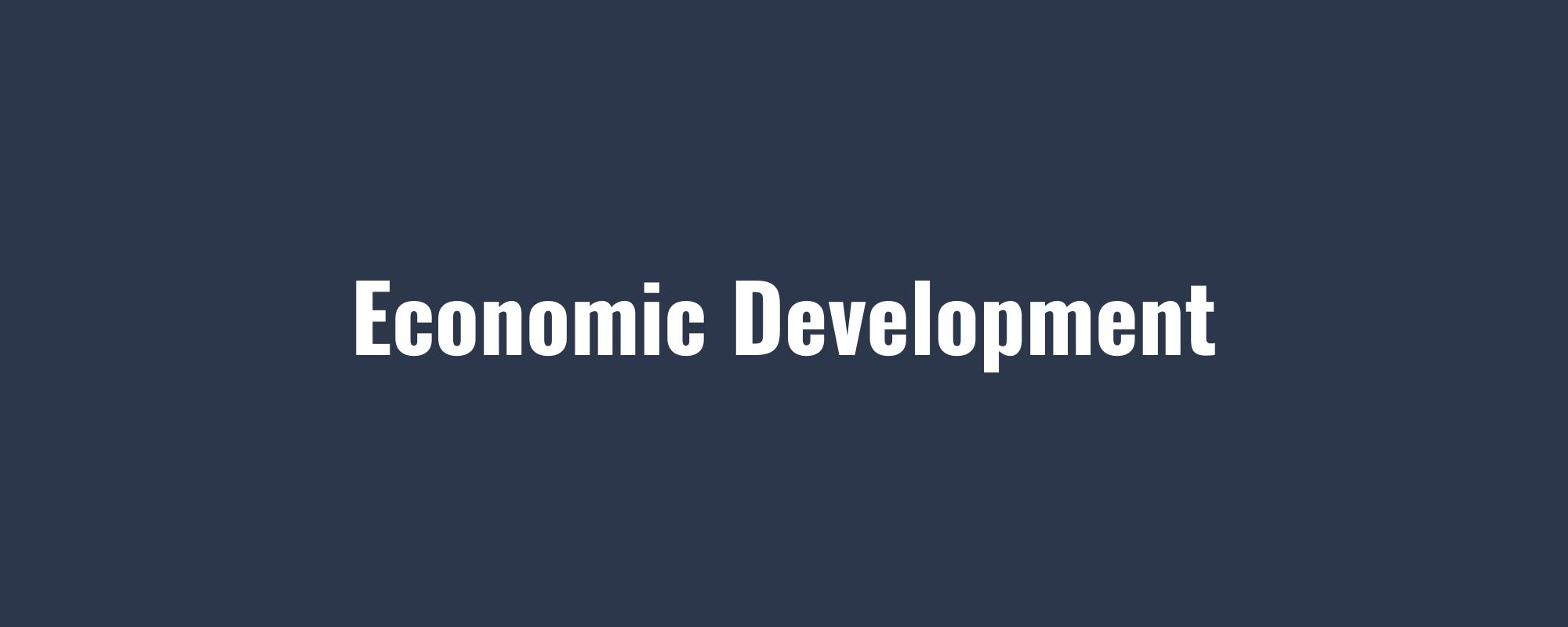 Economic Development